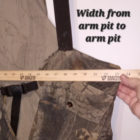 Realtree Hardwood Vintage Hunt Vest Mosquito Mask Camo 4 Pocket 1 Pouch Adjust. - Picture 14 of 15